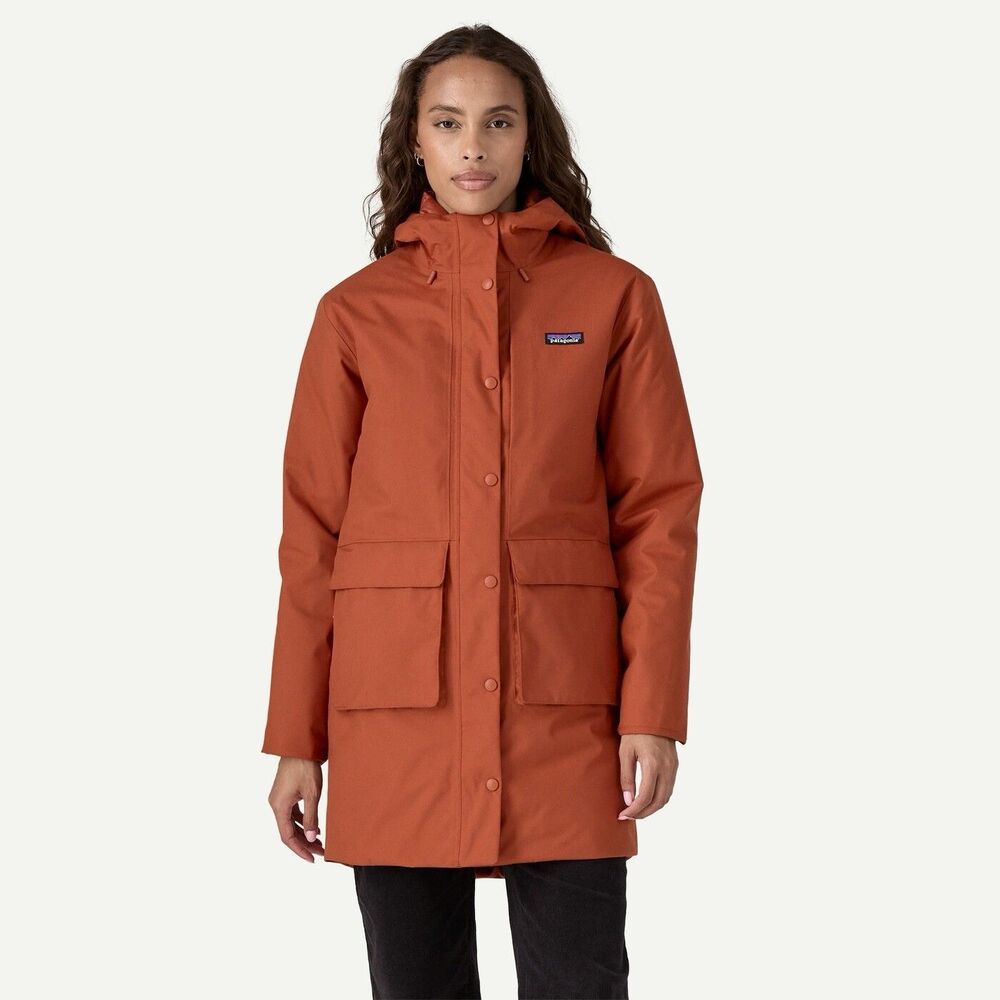 Patagonia Women's Pine Bank 3-in-1 Parka Burnished Red NWT Medium - Picture 10 of 12